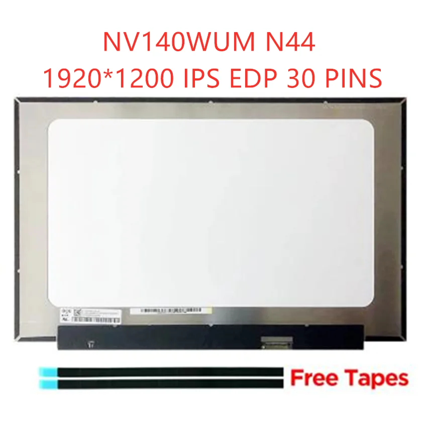 Ʈ LCD ȭ ÷ Ʈ, 14 ġ NV140WUM N44 NV140WUM-N44, 1920x1200 WUXGA IPS EDP 30 